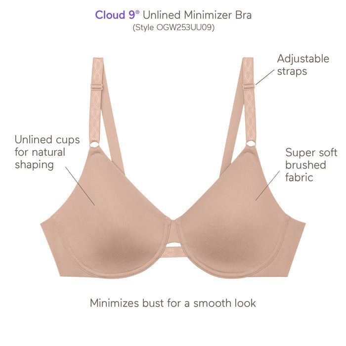 Olga by Warners Cloud 9® Super Soft Unlined Minimizer Bra
