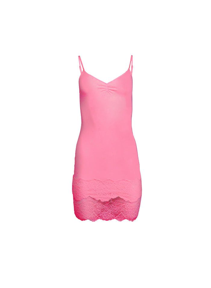 Organic Cotton Slip-pink cadillac-flat