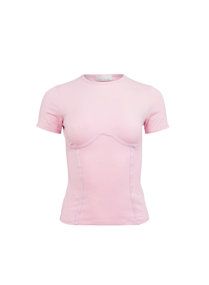 Organic Cotton T-Shirt-pink lady