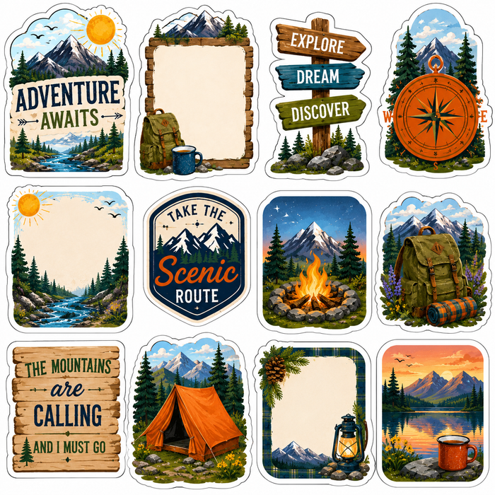 Outdoor Adventues Scrapbook Kit