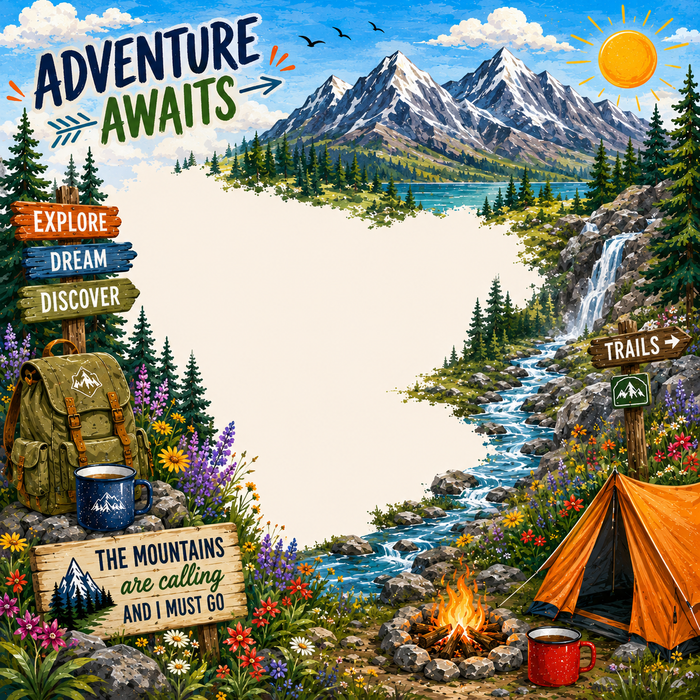 Outdoor Adventues Scrapbook Kit
