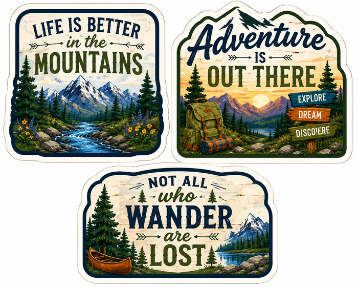 Outdoor Adventues Scrapbook Kit
