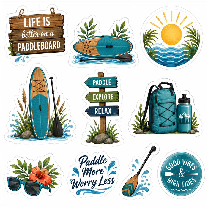 Paddleboard Scrapbook Kit