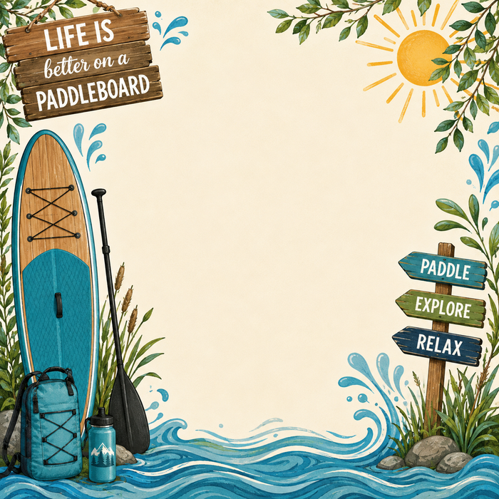 Paddleboard Scrapbook Kit