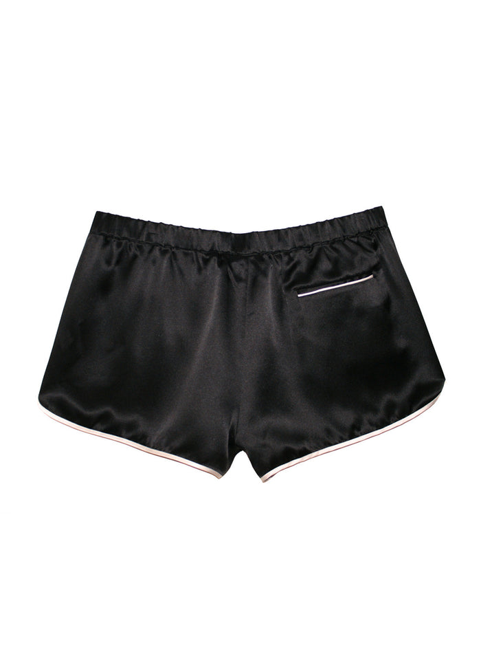 Pajama Short-black-back
