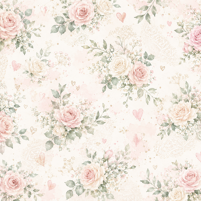 Pastel Wedding Scrapbook Kit