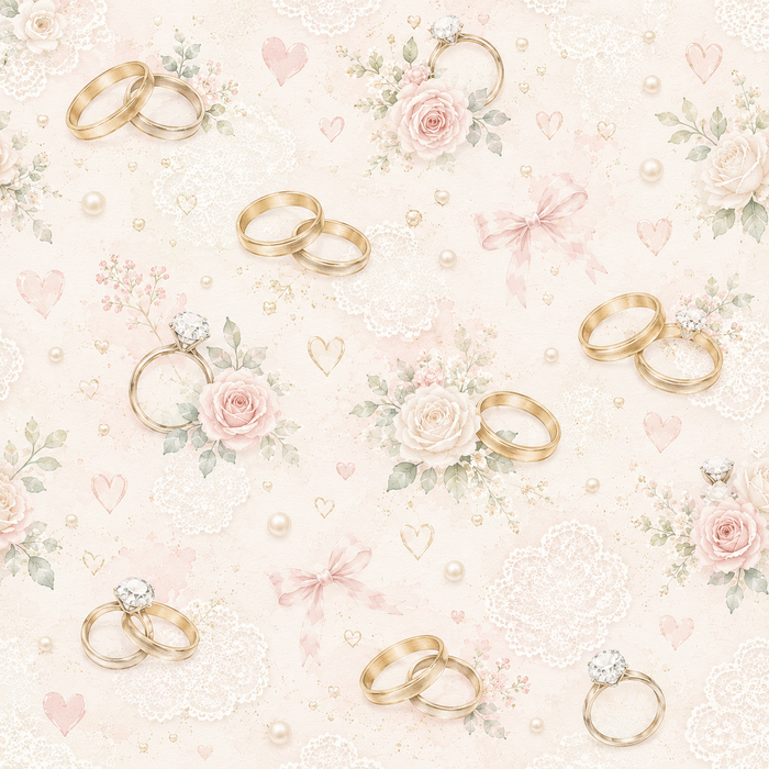 Pastel Wedding Scrapbook Kit