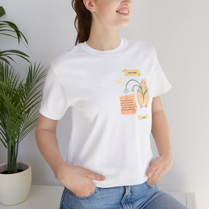 Peachy Self-Care Tee — "You’re Lovely" Floral Graphic T-Shirt