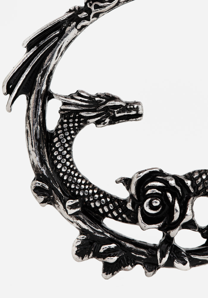 Petra Dragon Hoop Earrings