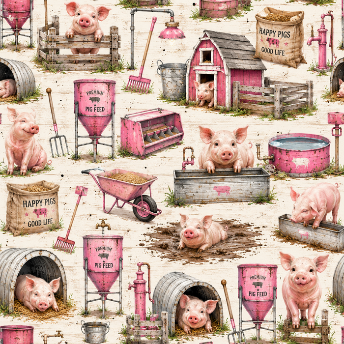 Pigs on the Farm Scrapbook Kit