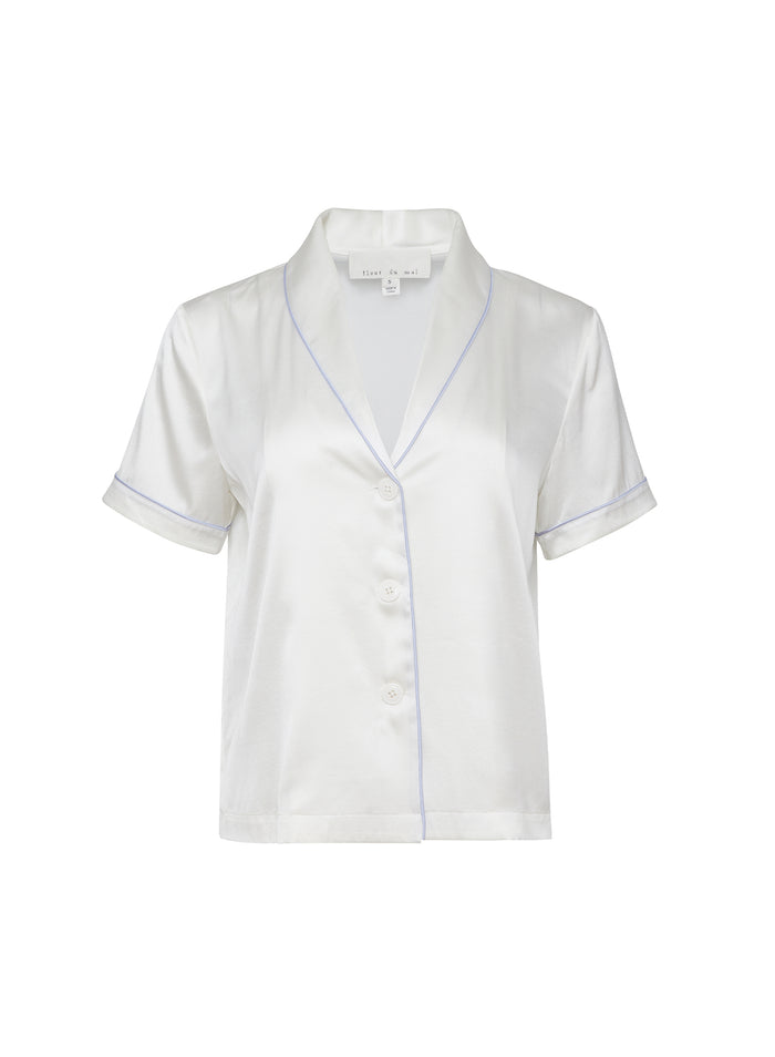 PJ Top-Ivory-Fleur du Mal-flat