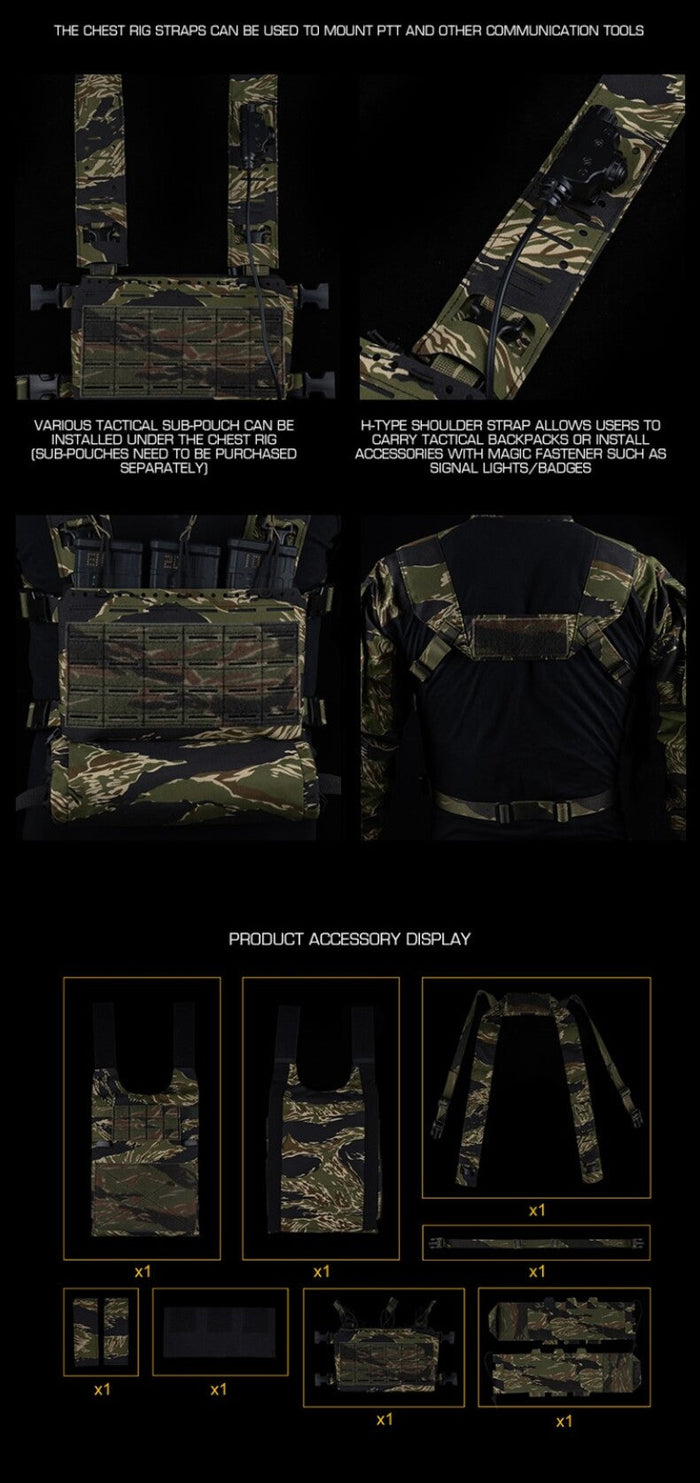 Plate Carrier – Tiger Stripe / Woodland