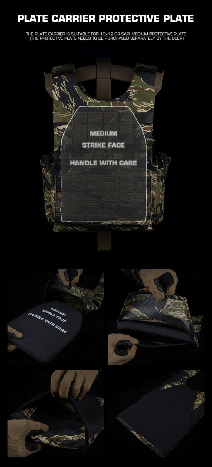 Plate Carrier – Tiger Stripe / Woodland