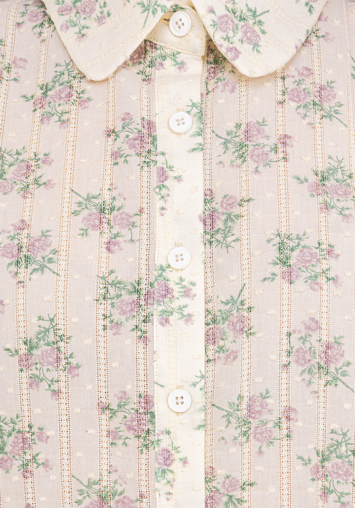 Pleasance Cotton Puff Sleeve Blouse