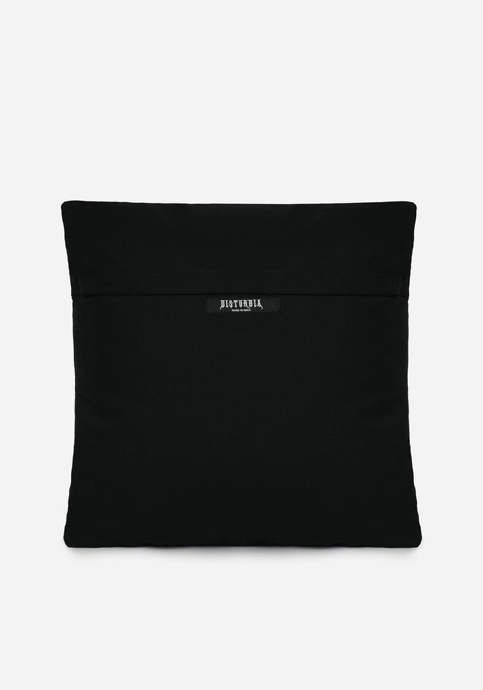 Poisonous Plants Floral Print Cotton Throw Cushion