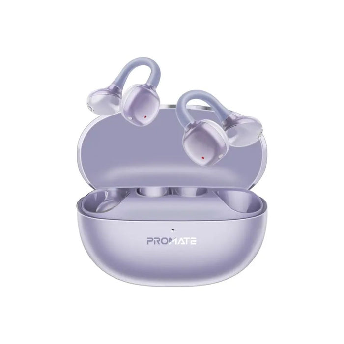 Promate AirClip-Pro Wireless Earbuds - Purple