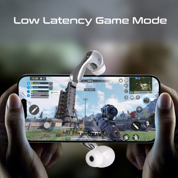 Promate Baton Wireless Earbuds - White