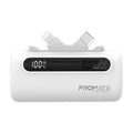 Promate PowerUp-Duo Power Bank 5000mAh, 20W - White