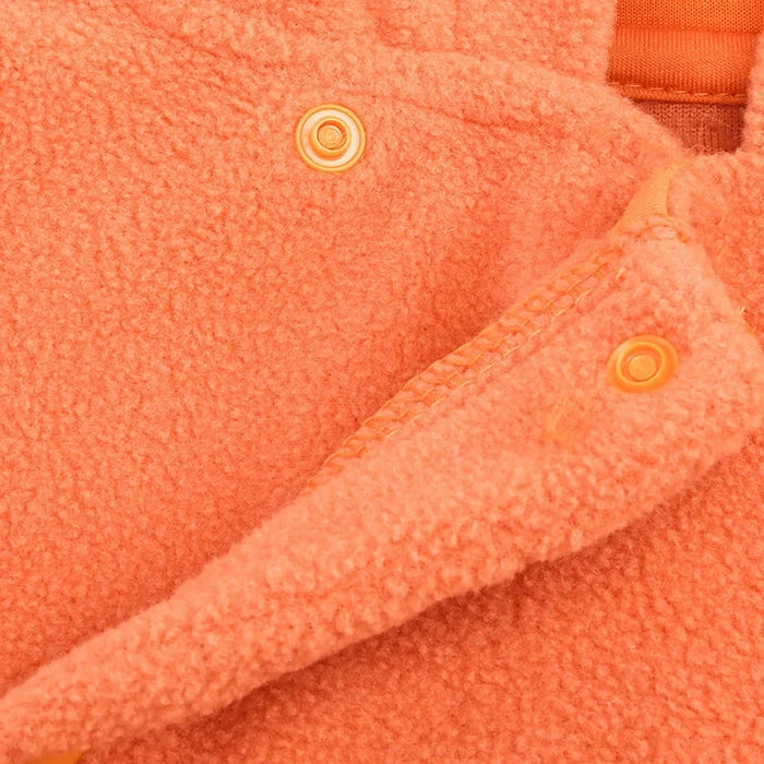Pumpkin Hooded Baby Jumpsuit