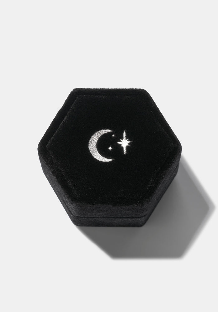 Querida Sterling Silver Black Spinel Dragon Ring