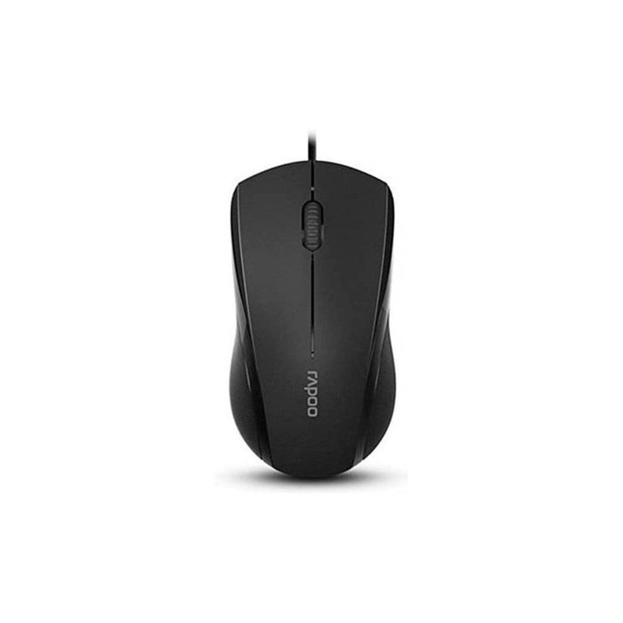 Rapoo N1200 Wired Mouse - Black