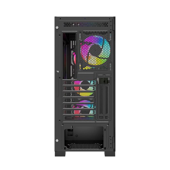 Raptor 290-XL ARCTIC HAWK RGB Mid Tower Case - Black - شركة القيم العالمية للحاسبات