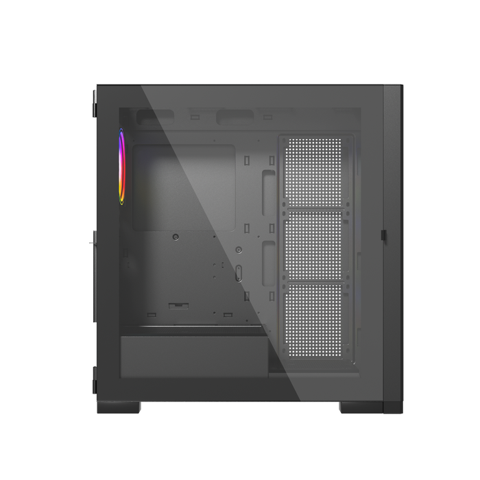 Raptor 290-XL ARCTIC HAWK RGB Mid Tower Case - Black - شركة القيم العالمية للحاسبات