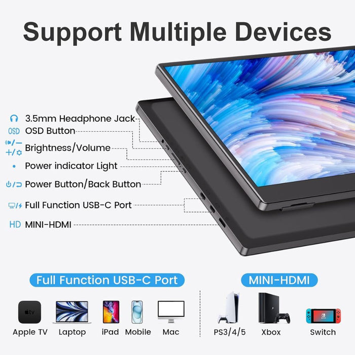 Raptor MF160T02 15.6 inch 60Hz IPS Portable Monitor