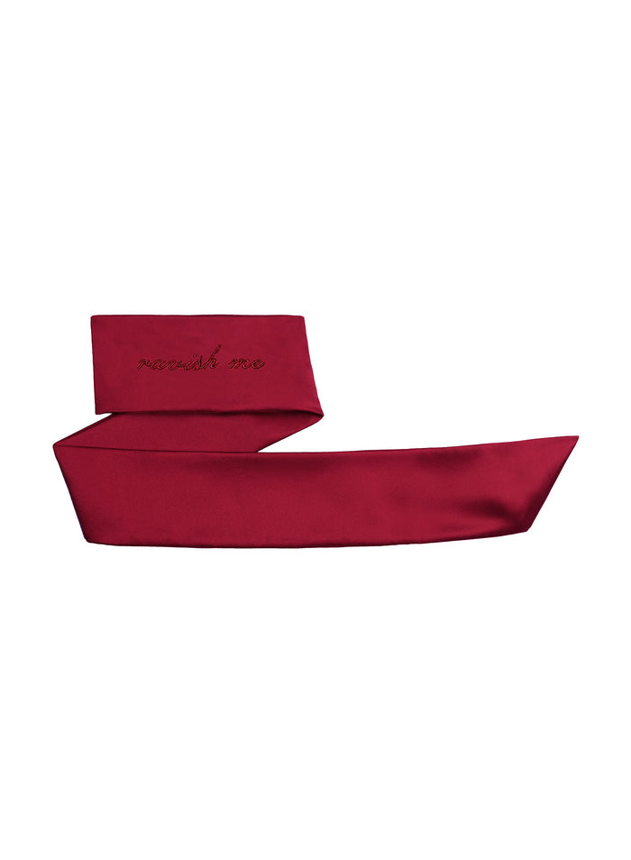 Ravish Me Silk Blindfold-barolo-flat