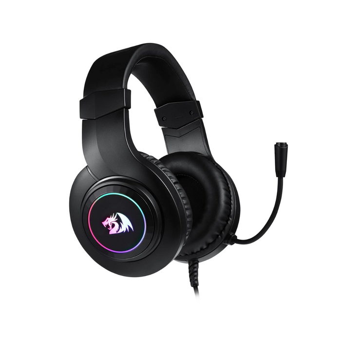 Redragon H260 RGB Wired Gaming Headset - Black - شركة القيم العالمية للحاسبات