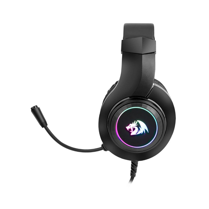 Redragon H260 RGB Wired Gaming Headset - Black - شركة القيم العالمية للحاسبات