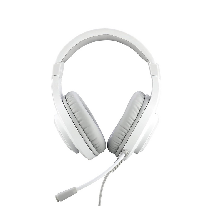 Redragon H260-W RGB Wired Gaming Headset - White - شركة القيم العالمية للحاسبات