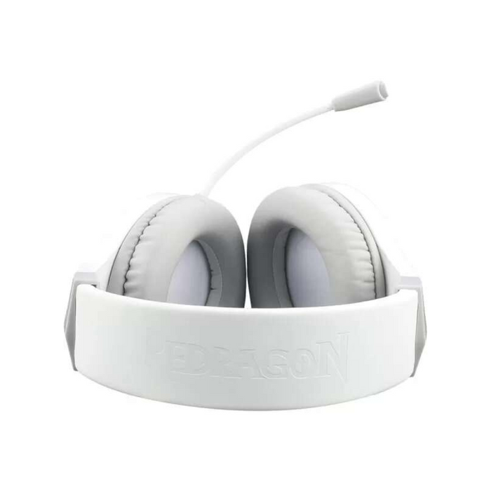 Redragon H260-W RGB Wired Gaming Headset - White - شركة القيم العالمية للحاسبات