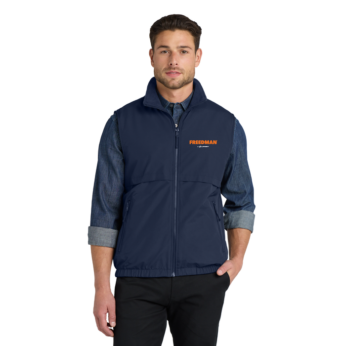 Reversible Vest - J7490 - Freedman - Full Color Logo