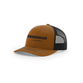 Richardson 112 Trucker Hat - Caramel / Black - Freedman - Black Logo