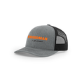 Richardson 112 Trucker Hat Heather Grey / Black - Freedman - Full Color Logo