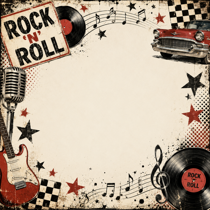 Rock 'n Roll Scrapbook Kit