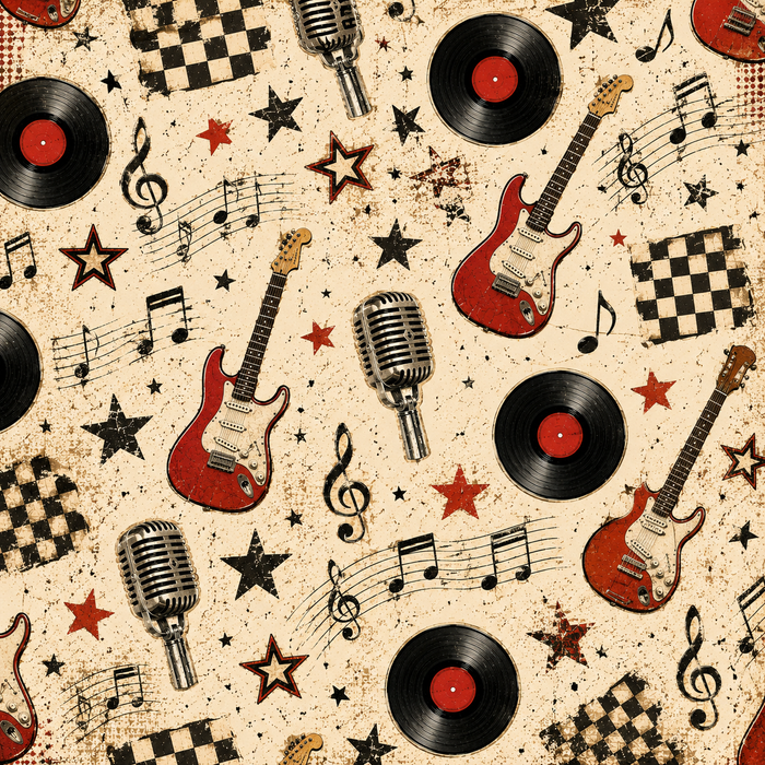 Rock 'n Roll Scrapbook Kit