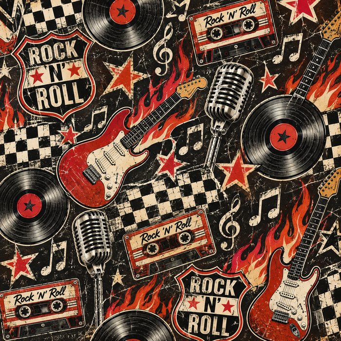 Rock 'n Roll Scrapbook Kit