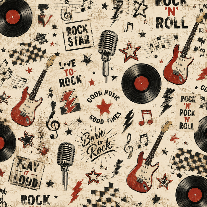Rock 'n Roll Scrapbook Kit