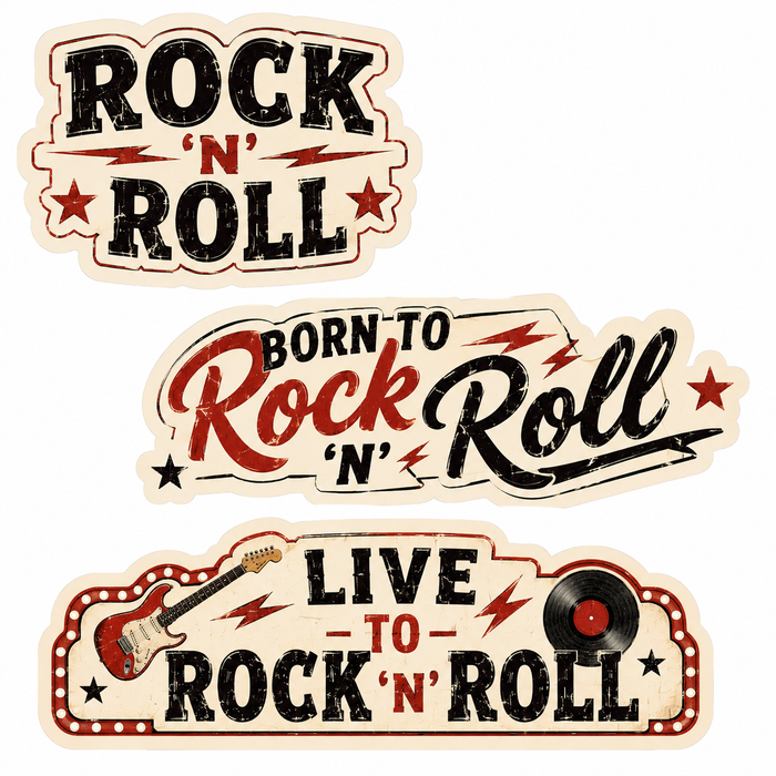Rock 'n Roll Scrapbook Kit