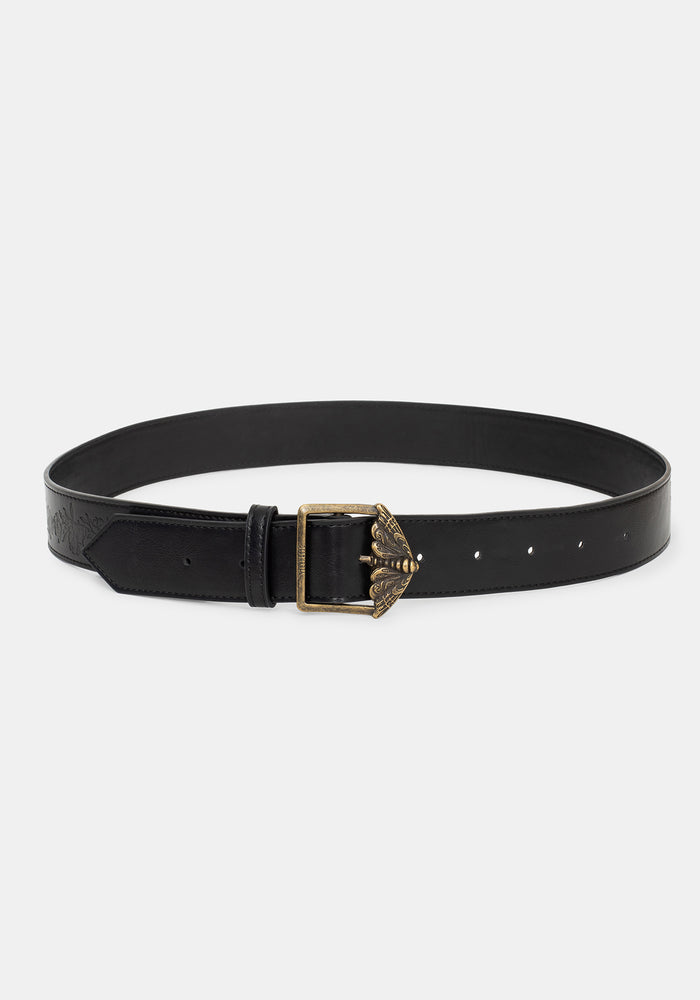 Rosamoth Debossed Buckle Belt