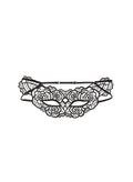 Rose Guipure Eye Mask-black-Fleur du Mal-flat