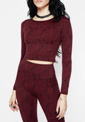 Rosethorn Floral Print Athleisure Sports Crop Top