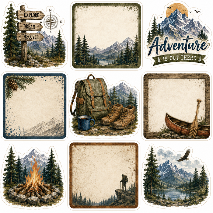 Rustic Outdoors Scrapbook Kit