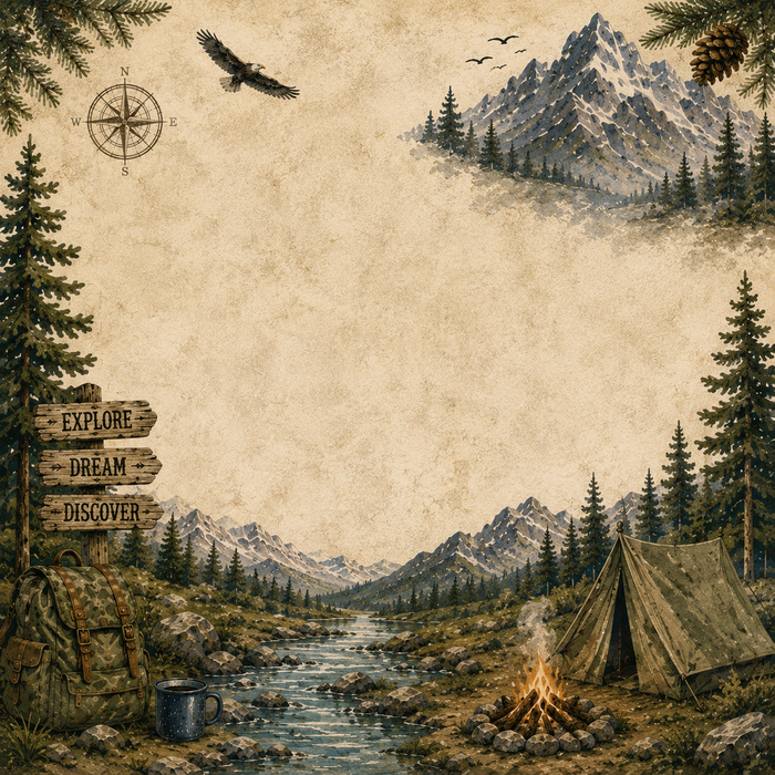 Rustic Outdoors Scrapbook Kit
