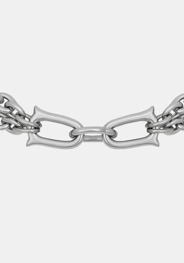 Ruzar Stainless Steel Chunky Chain Choker