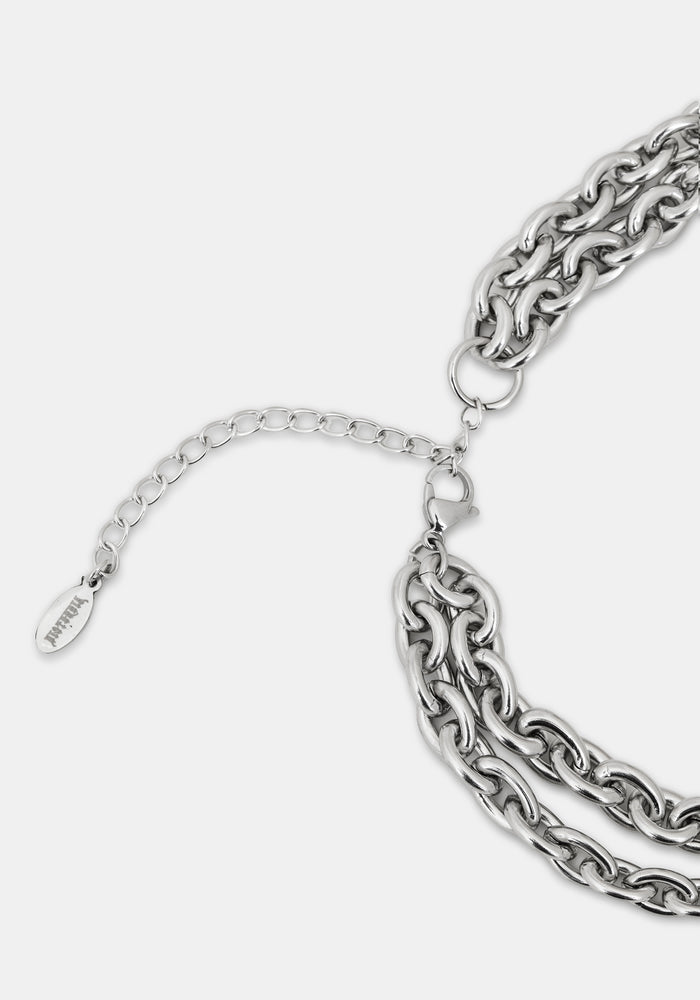 Ruzar Stainless Steel Chunky Chain Choker