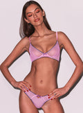 Sabrina Mini Fishnet Demi Bra-bisou-Fleur du Mal