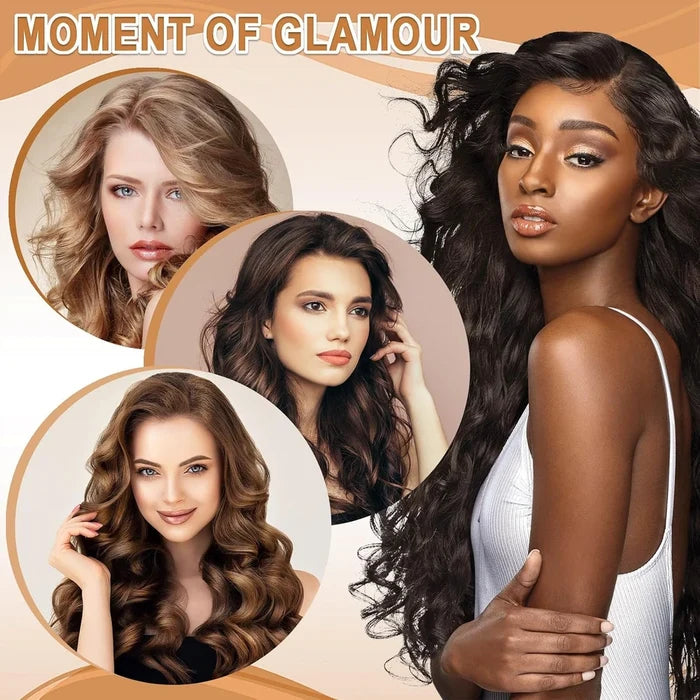 Satin Heatless Hair Curling Set